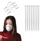 Nose Bridge Strip 85mm Aluminum Nose Wire Strips For Sewing Mask Making Face Cover